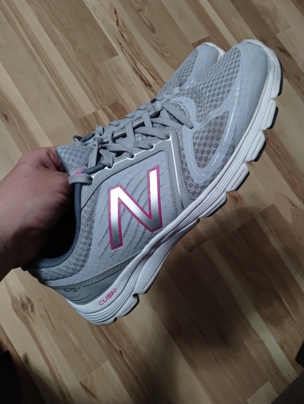 New Balance 575CS2 Pink/Gray Running Shoes 9.5